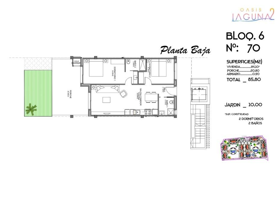 2 Bed, 2 Bath, ApartmentFor Sale, Guardamar Del Segura, Alicante