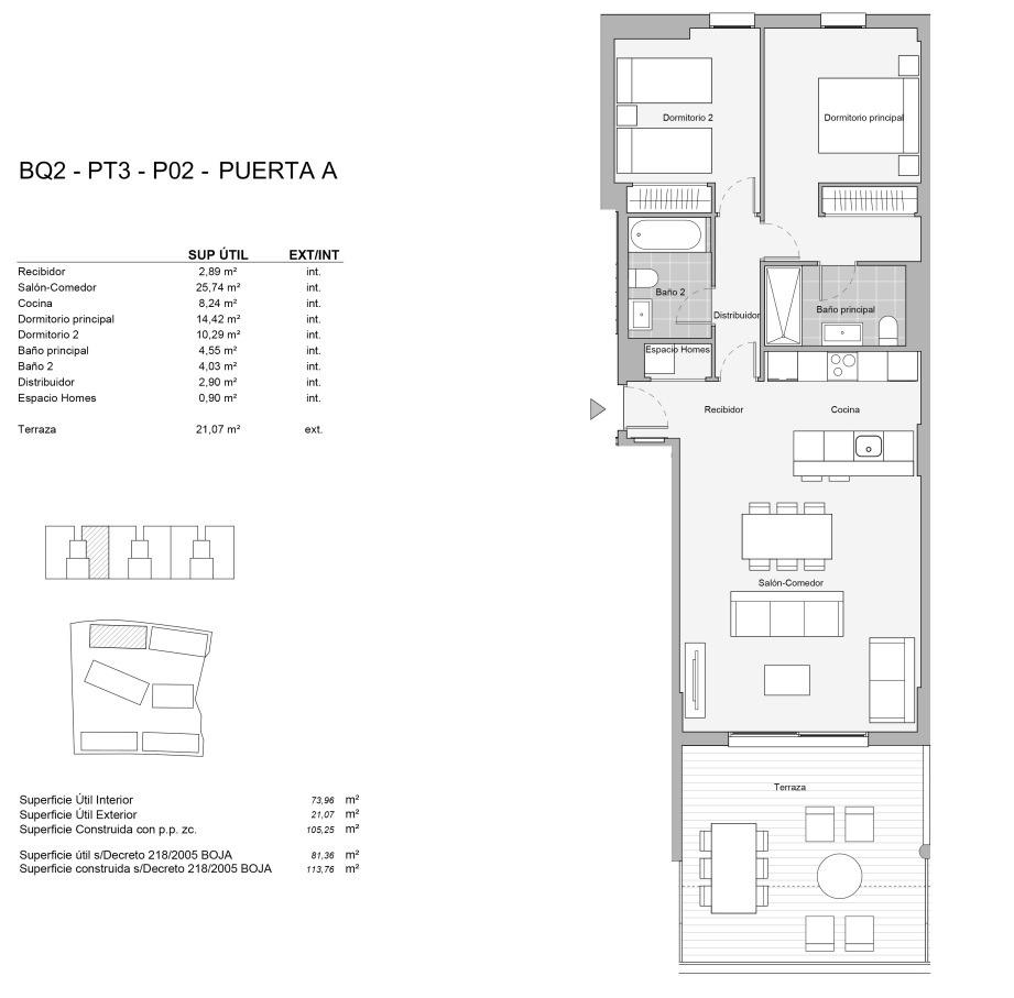 2 Bed, 2 Bath, ApartmentFor Sale, Estepona, Malaga