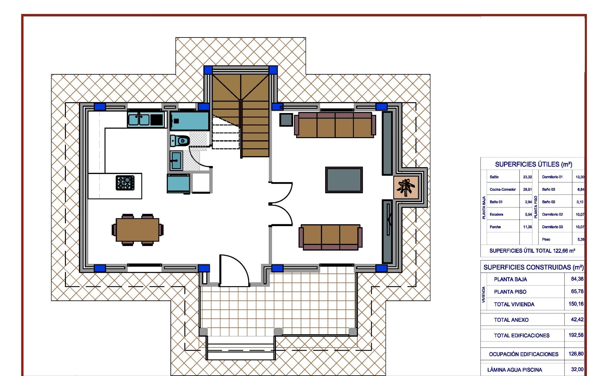 4 Bed, 3 Bath, HouseFor Sale, Pinoso, Alicante