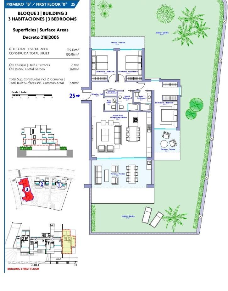 3 Bed, 2 Bath, ApartmentFor Sale, Estepona, Malaga