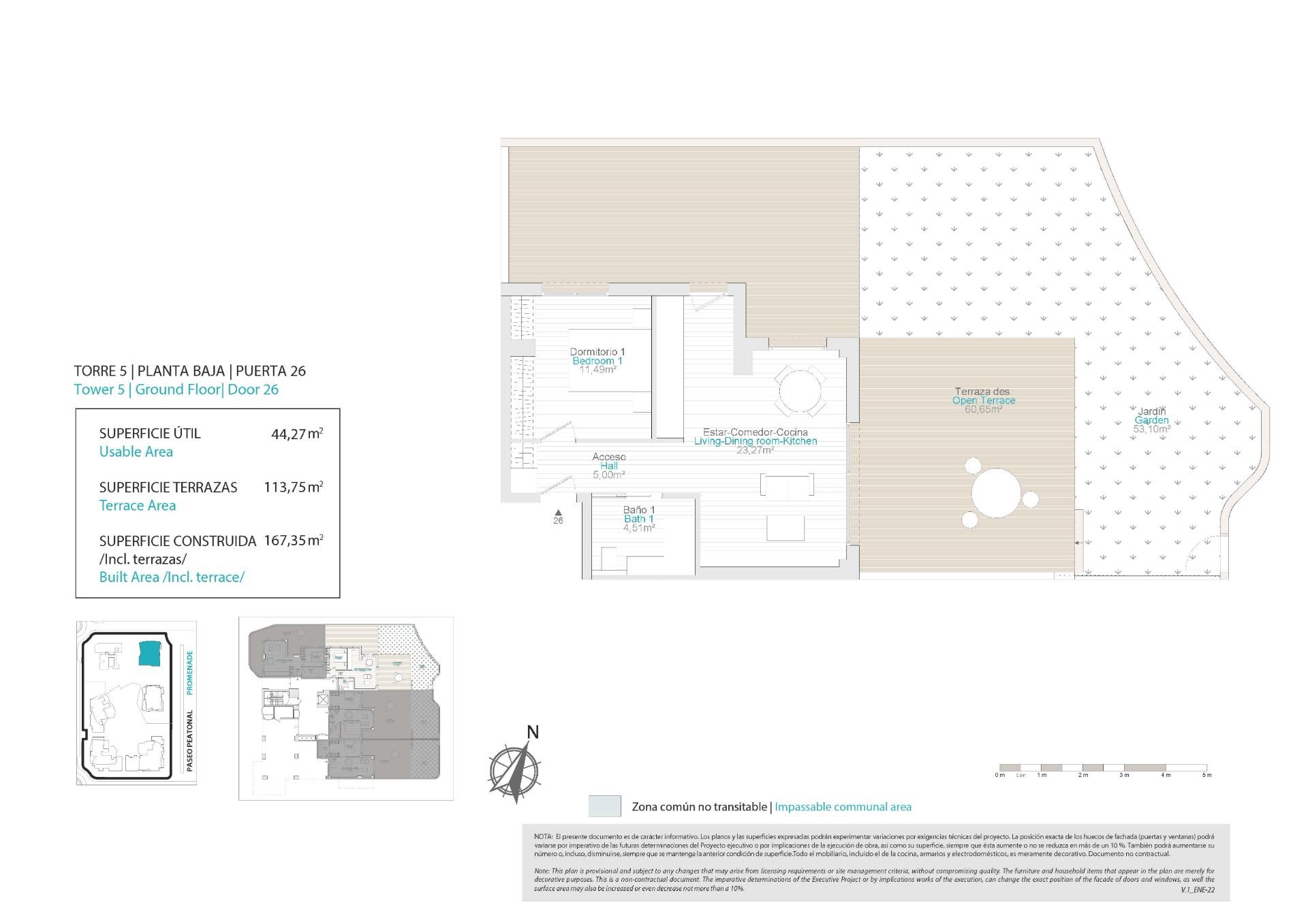 1 Bed, 1 Bath, ApartmentFor Sale, Villajoyosa, Alicante