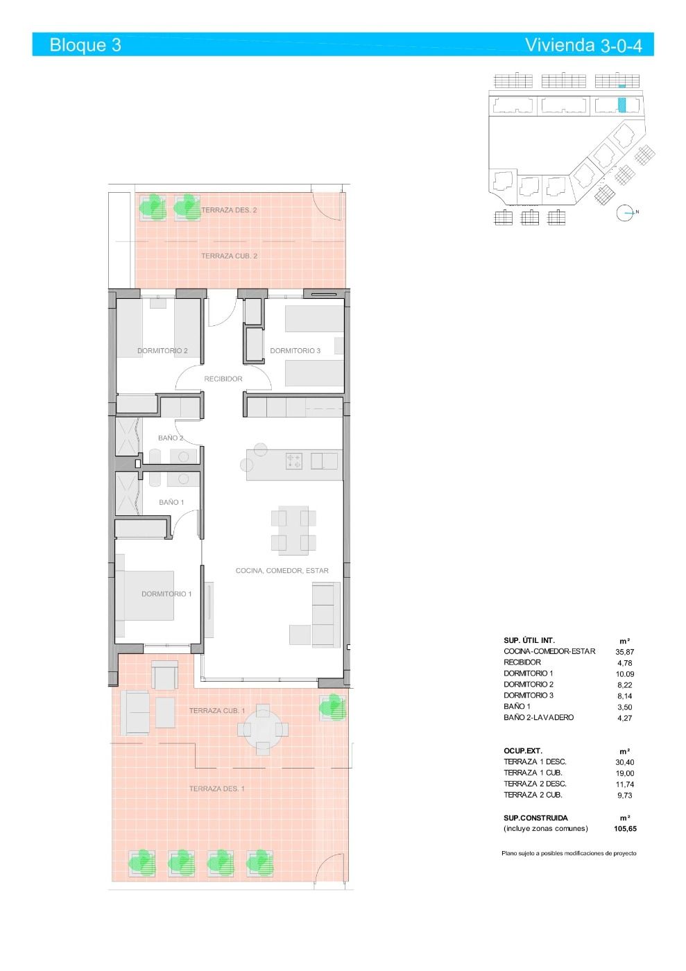 3 Bed, 2 Bath, ApartmentFor Sale, Guardamar Del Segura, Alicante