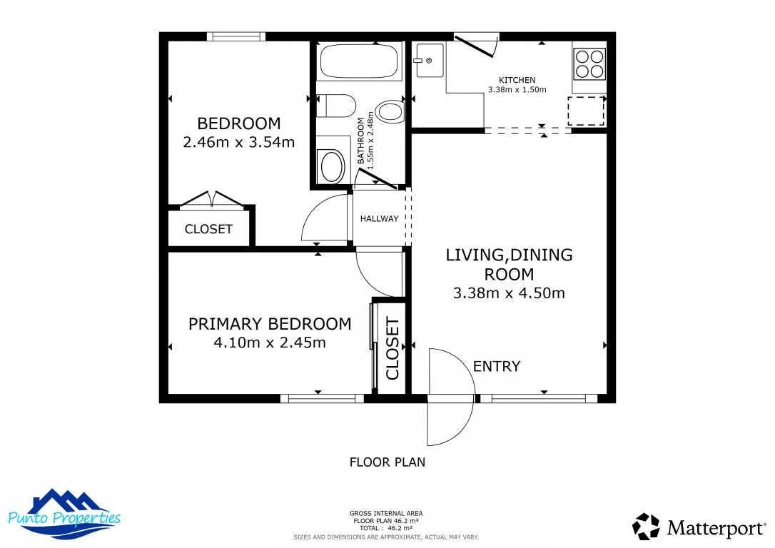 2 Bed, 1 Bath, HouseFor Sale, Los Narejos, Murcia