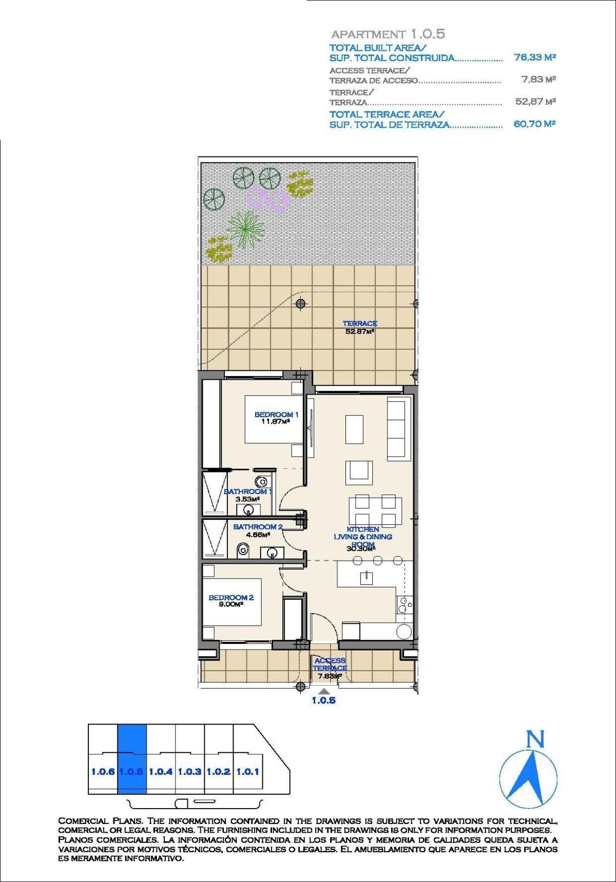 2 Bed, 2 Bath, ApartmentFor Sale, Los Alcazares, Costa Calida