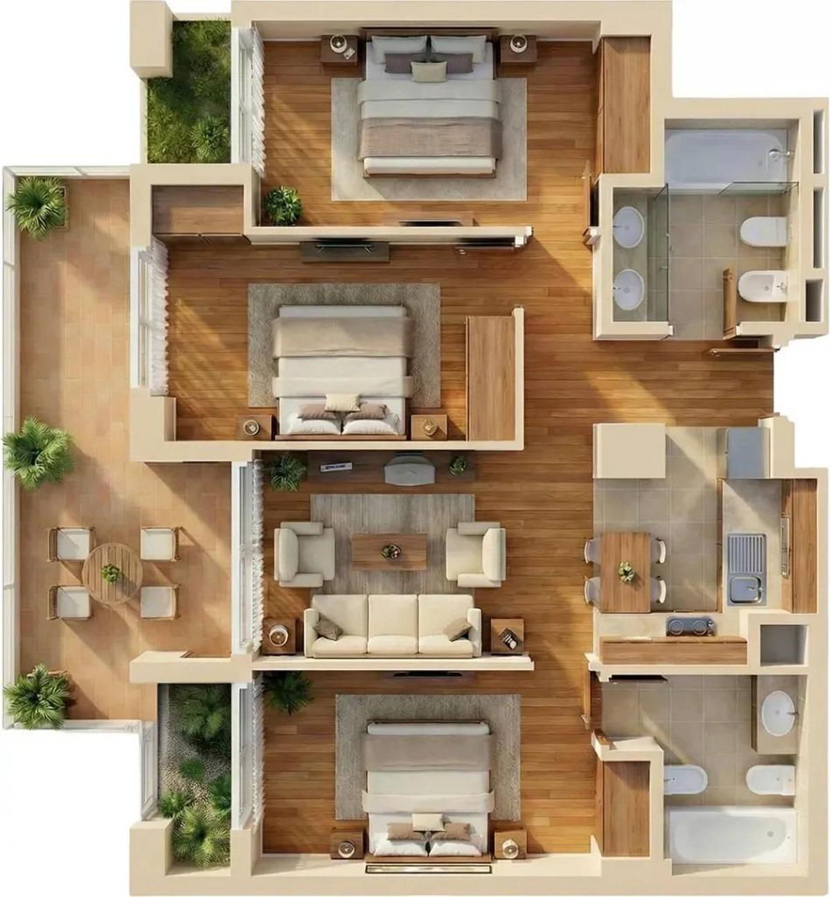 3 Bed, 2 Bath, ApartmentFor Sale, Vera, Costa Almeria