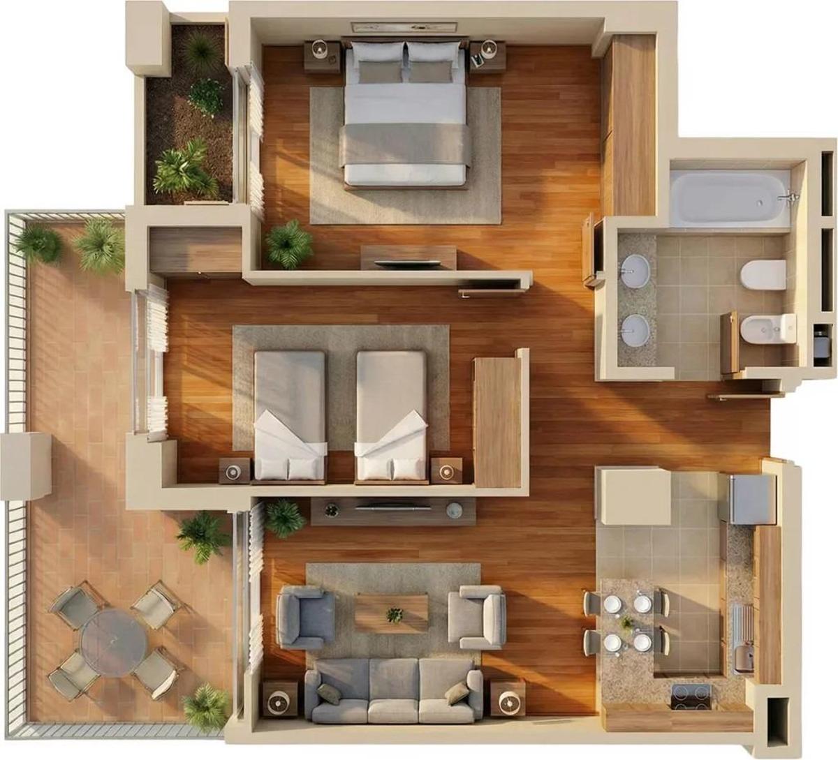 2 Bed, 1 Bath, ApartmentFor Sale, Vera, Costa Almeria