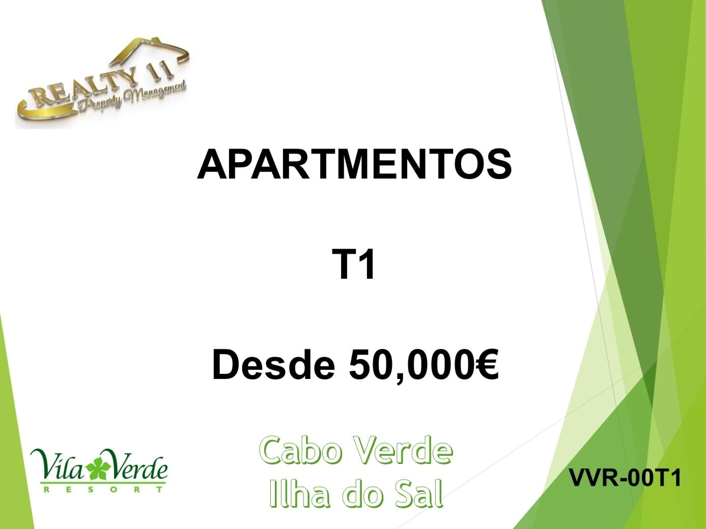 Sal Municipality, Sal Municipality, 4111, 1 Bedroom Bedrooms, ,1 BathroomBathrooms,Flats / Apartments,For Sale,VVR-00T1